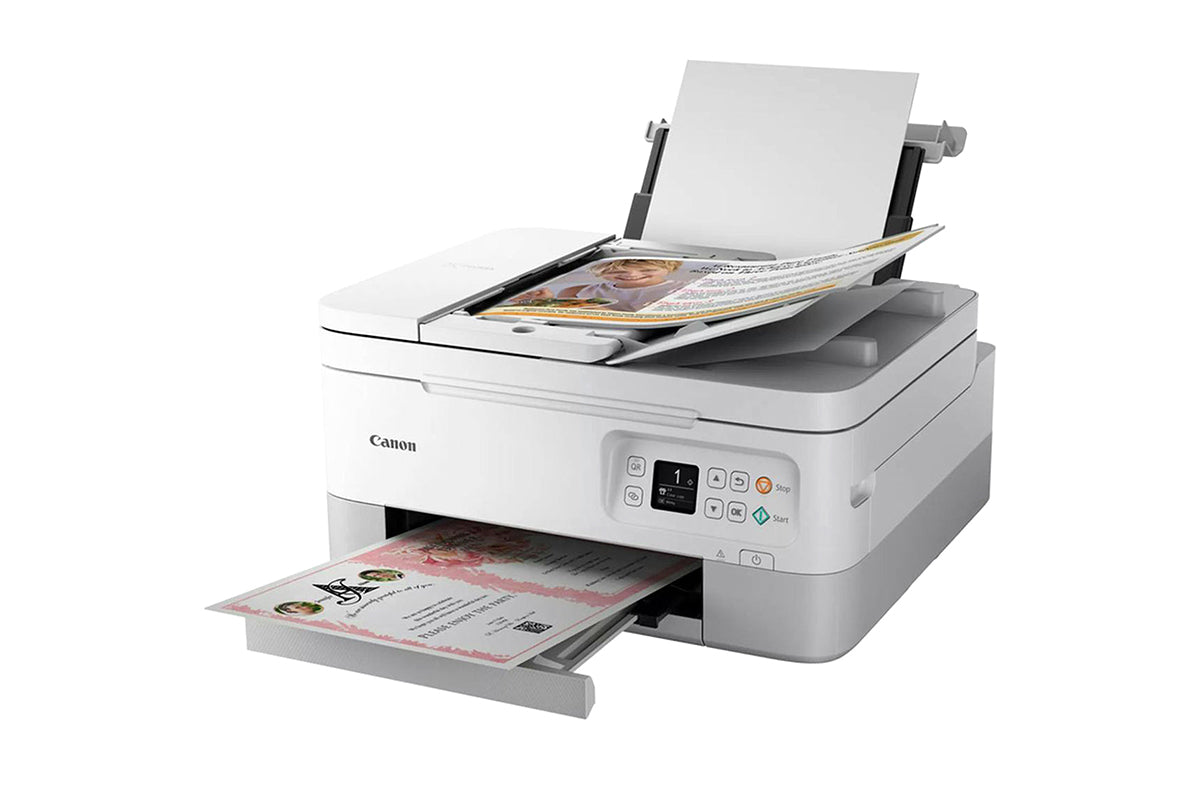 Canon PIXMA TS7451i 3-in-One Wireless Inkjet Photo Printer | White-10