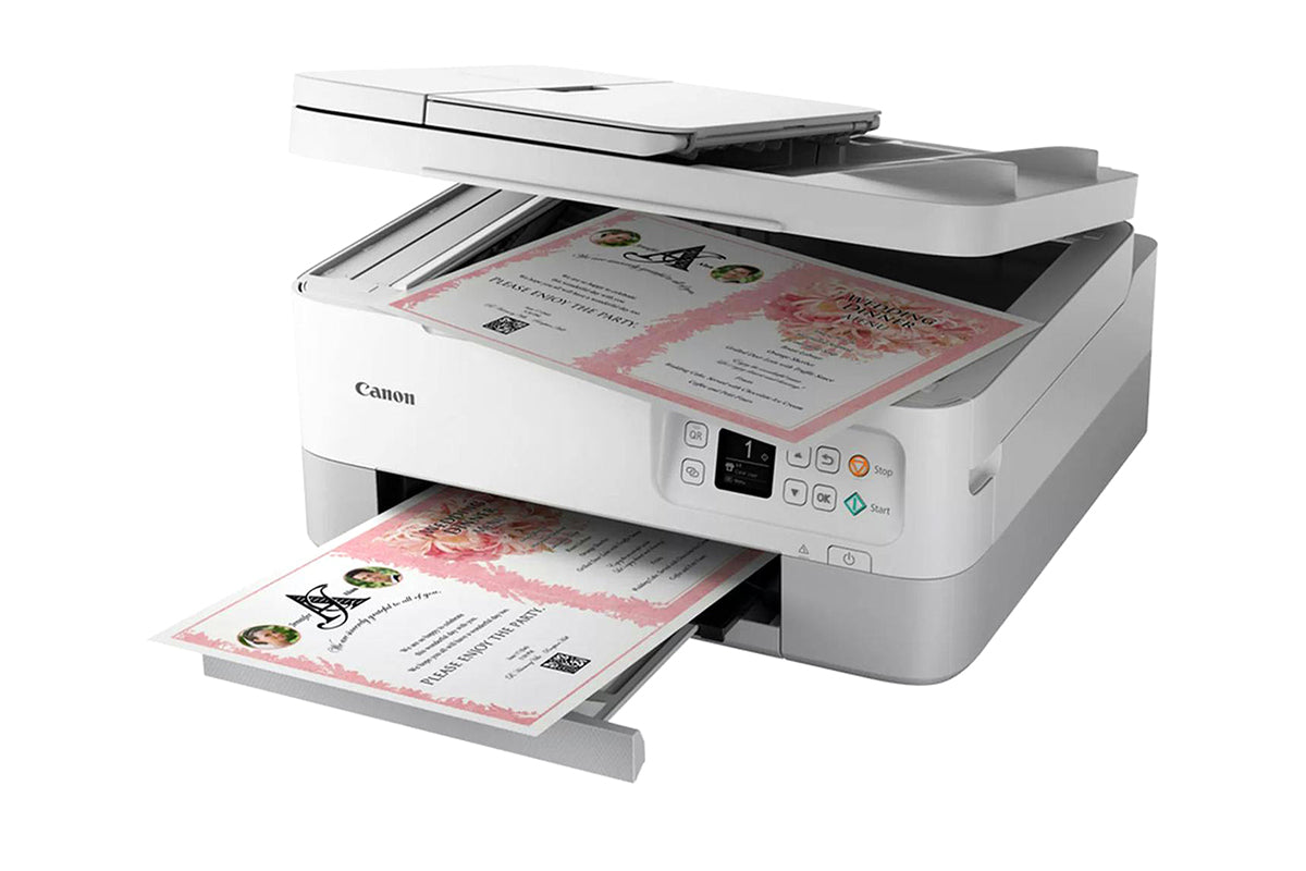 Canon PIXMA TS7451i 3-in-One Wireless Inkjet Photo Printer | White-3