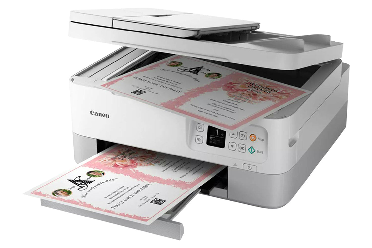 Canon PIXMA TS7451i 3-in-One Wireless Inkjet Photo Printer | White-5