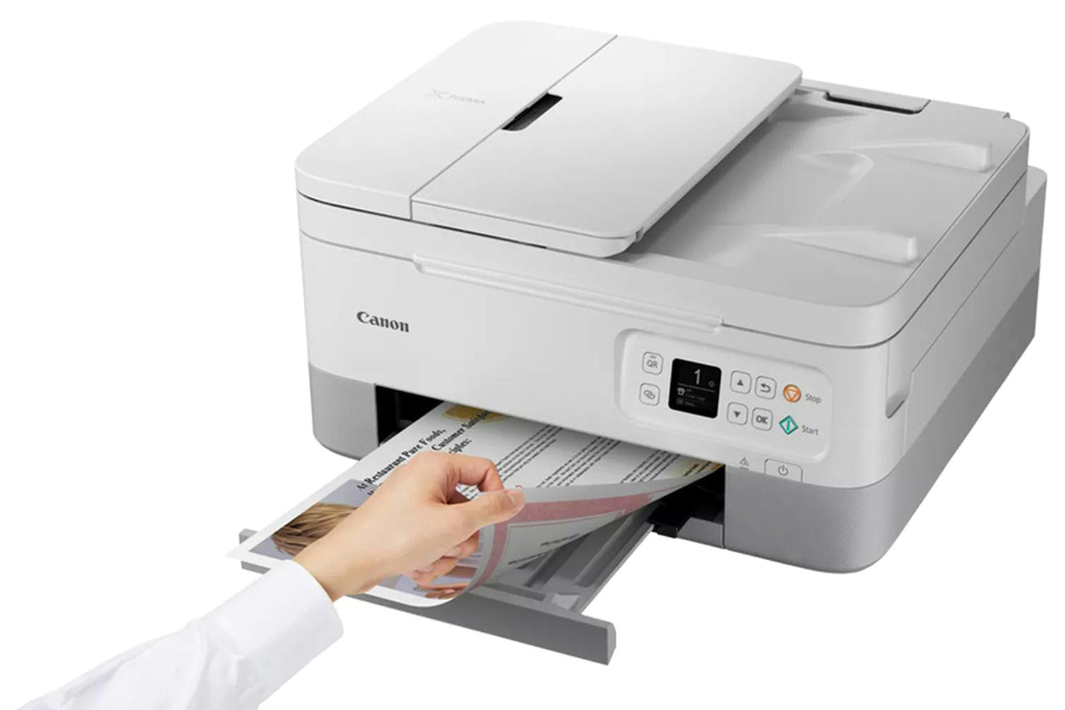 Canon PIXMA TS7451i 3-in-One Wireless Inkjet Photo Printer | White-8