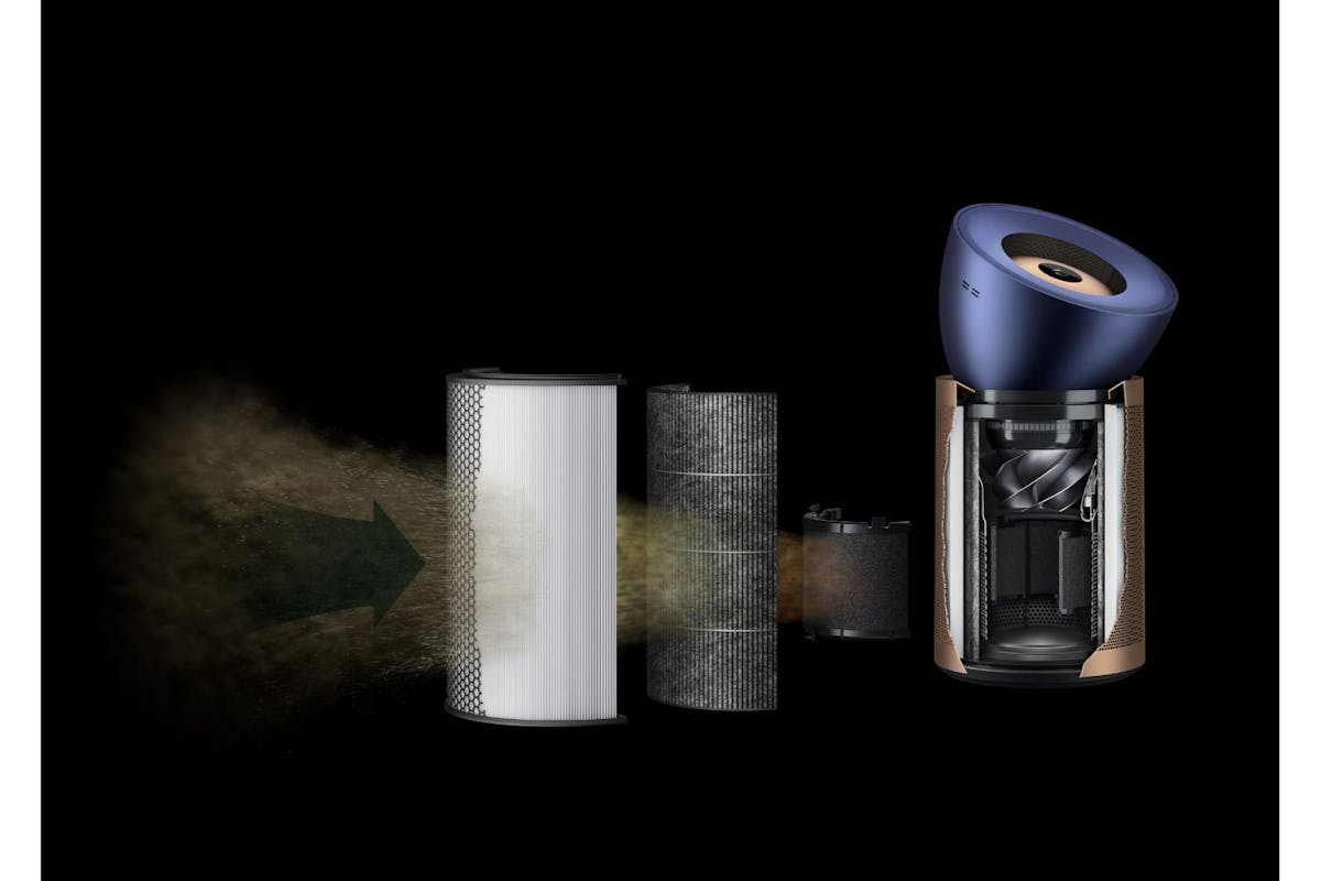 Dyson Purifier Big + Quiet Formaldehyde BP04 Purifying Fan | Prussian Blue/Gold-5