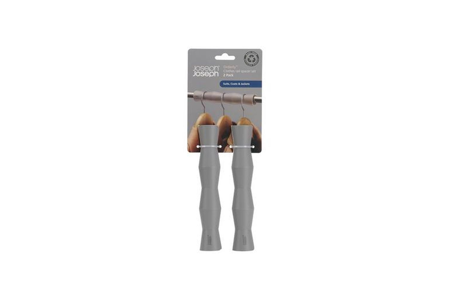Joseph Joseph | 55007 | Clothes Rail Spacers For Suits And Jackets, Perfection In Wardrobe Organisation