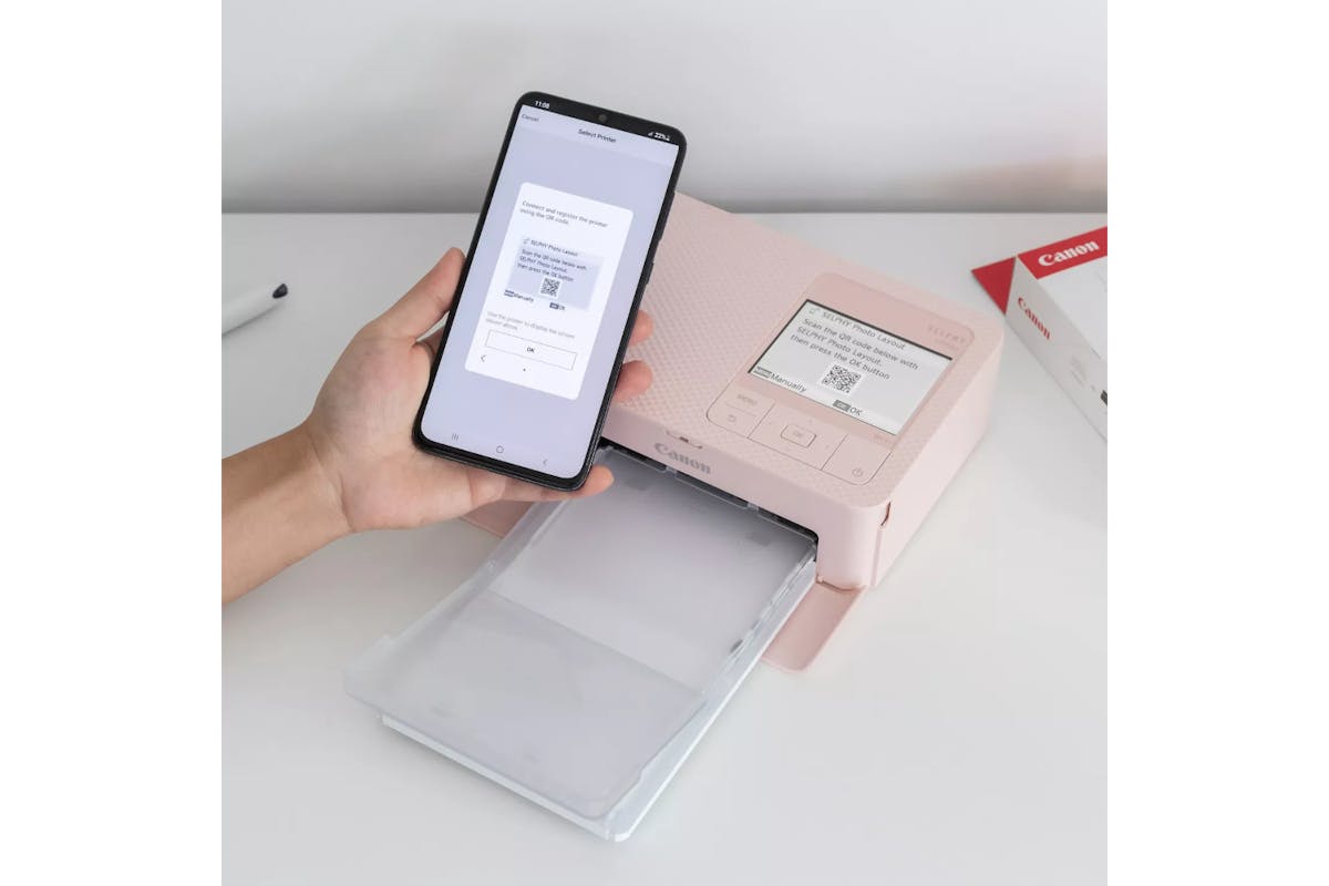 Canon Selphy CP1500 Portable Photo Printer | Pink-10