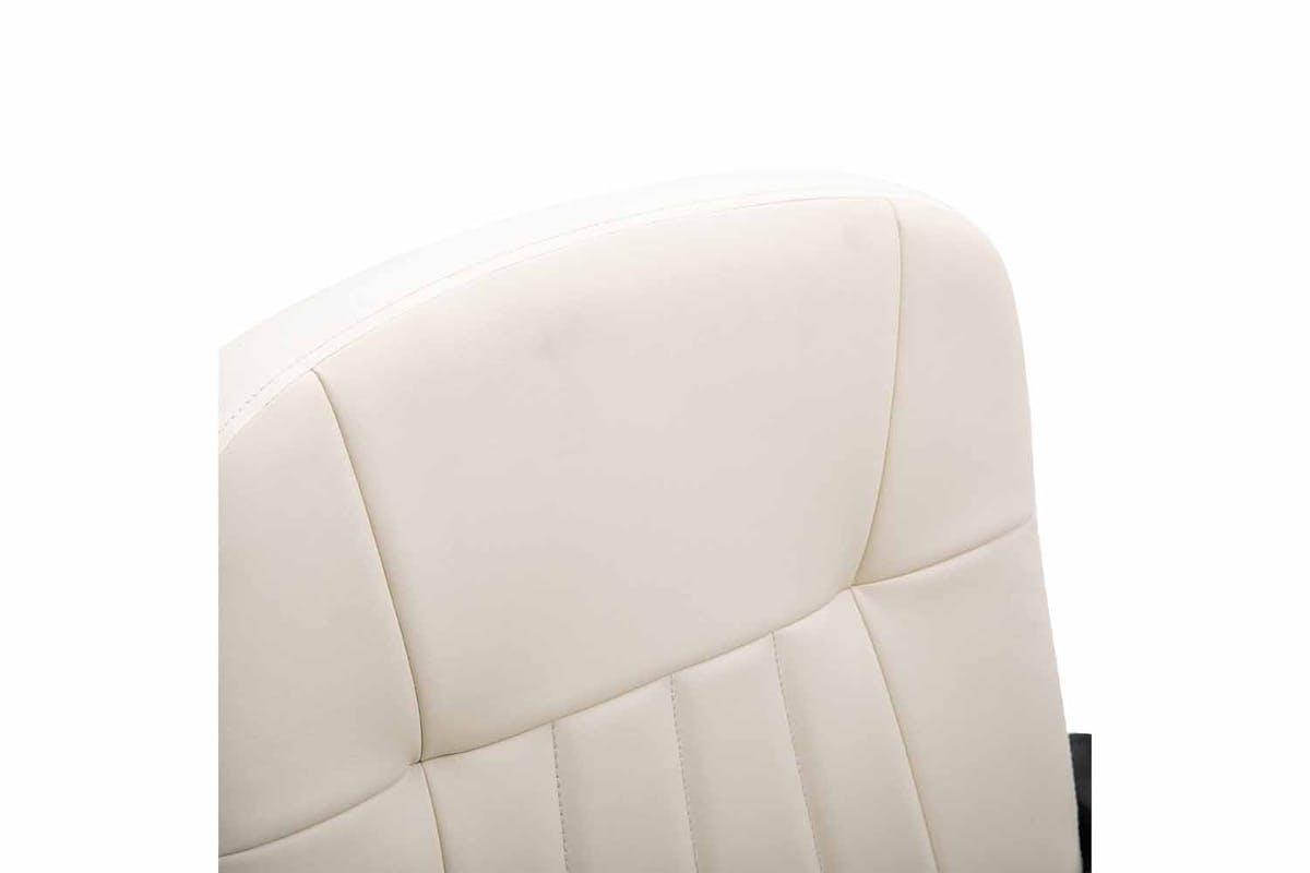 Homcom Swivel Office Chair | White/Cream-5