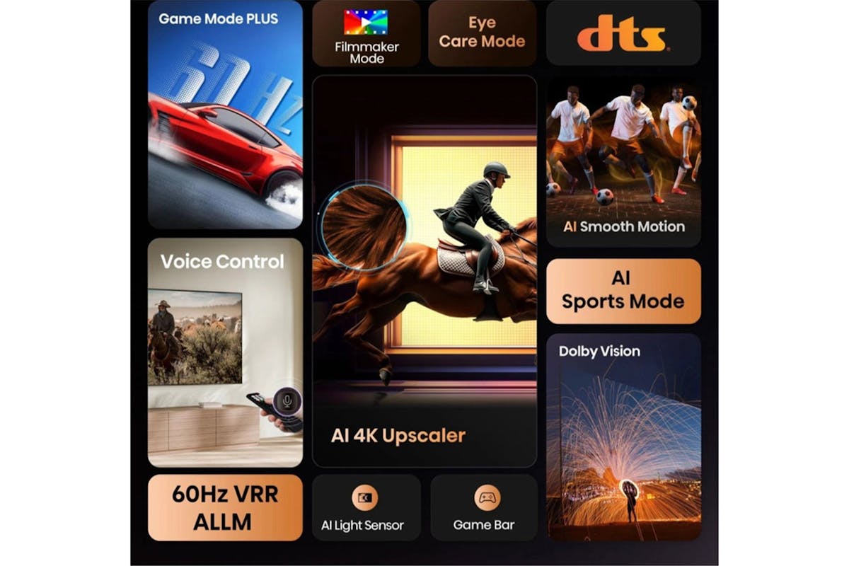 Hisense A6Q 55" LED 4K HDR Smart TV | 55A61Q-4