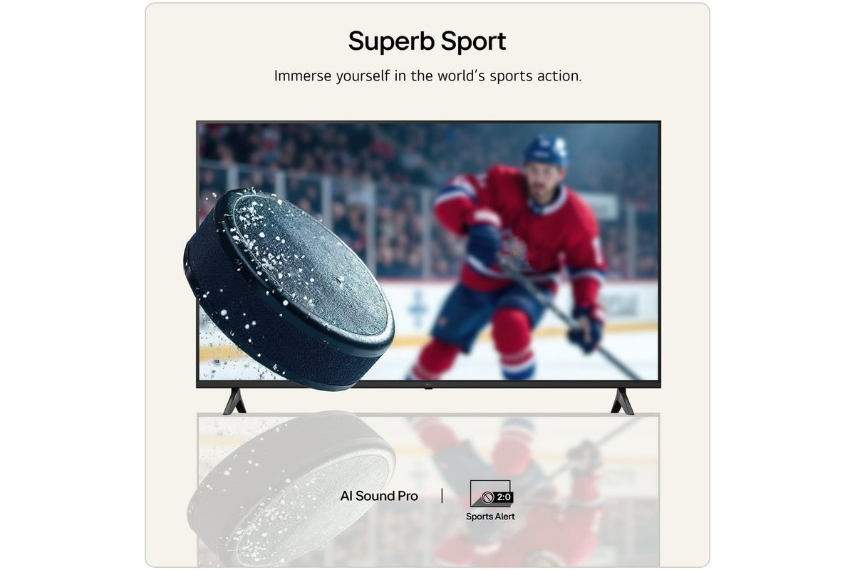 LG NANO 55" NU85 AI 4K Ultra HD Smart TV (2026) | 55NU850B6LA.AEI-10