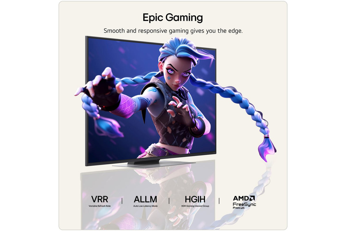 LG QNED86 55" Mini LED Evo AI 4K Ultra HD Smart TV (2026) | 55QNED86B6B.AEI-12