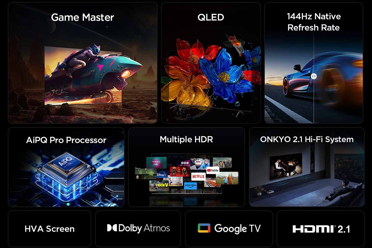 TCL 55'' QLED 4K HDR Smart TV | 55T8C-4