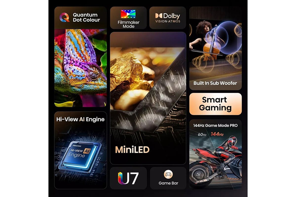 Hisense 55" U71Q 4K Mini LED Smart TV | 55U71Q-2