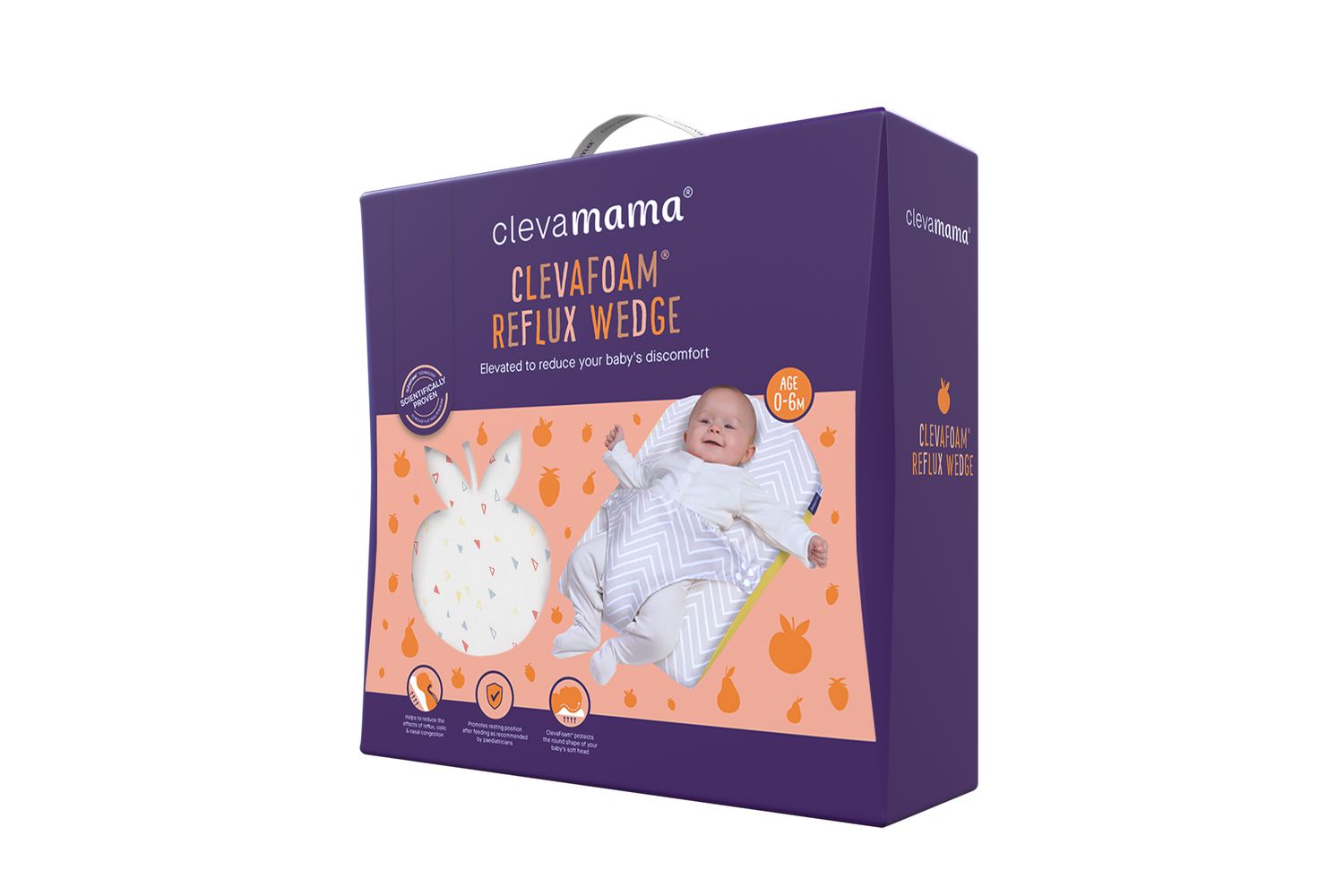 Clevafoam Reflux Wedge - Elevated Support - Whiteyellow Vat At Zero Rate-5