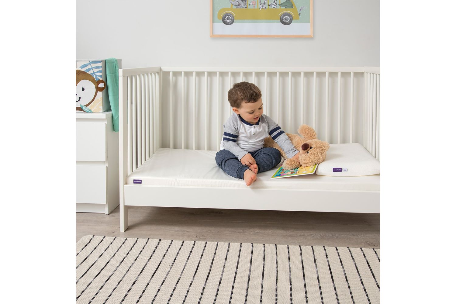 Clevamama Waterproof Support Mattress 60 X 120 X 10 Cm - Cot Size-5