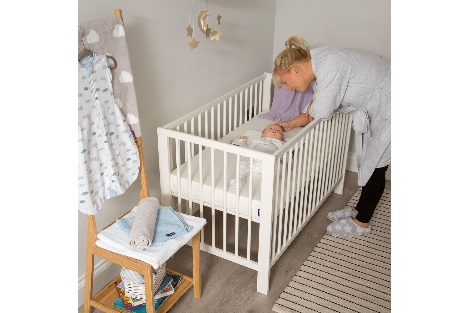 Clevamama Waterproof Support Mattress 60 X 120 X 10 Cm - Cot Size-6