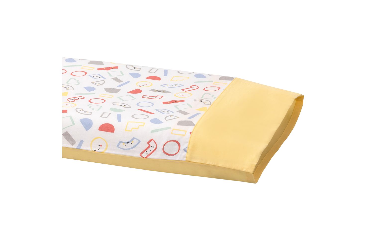 Clevafoam Baby Pillow Case - Greyyellow-2