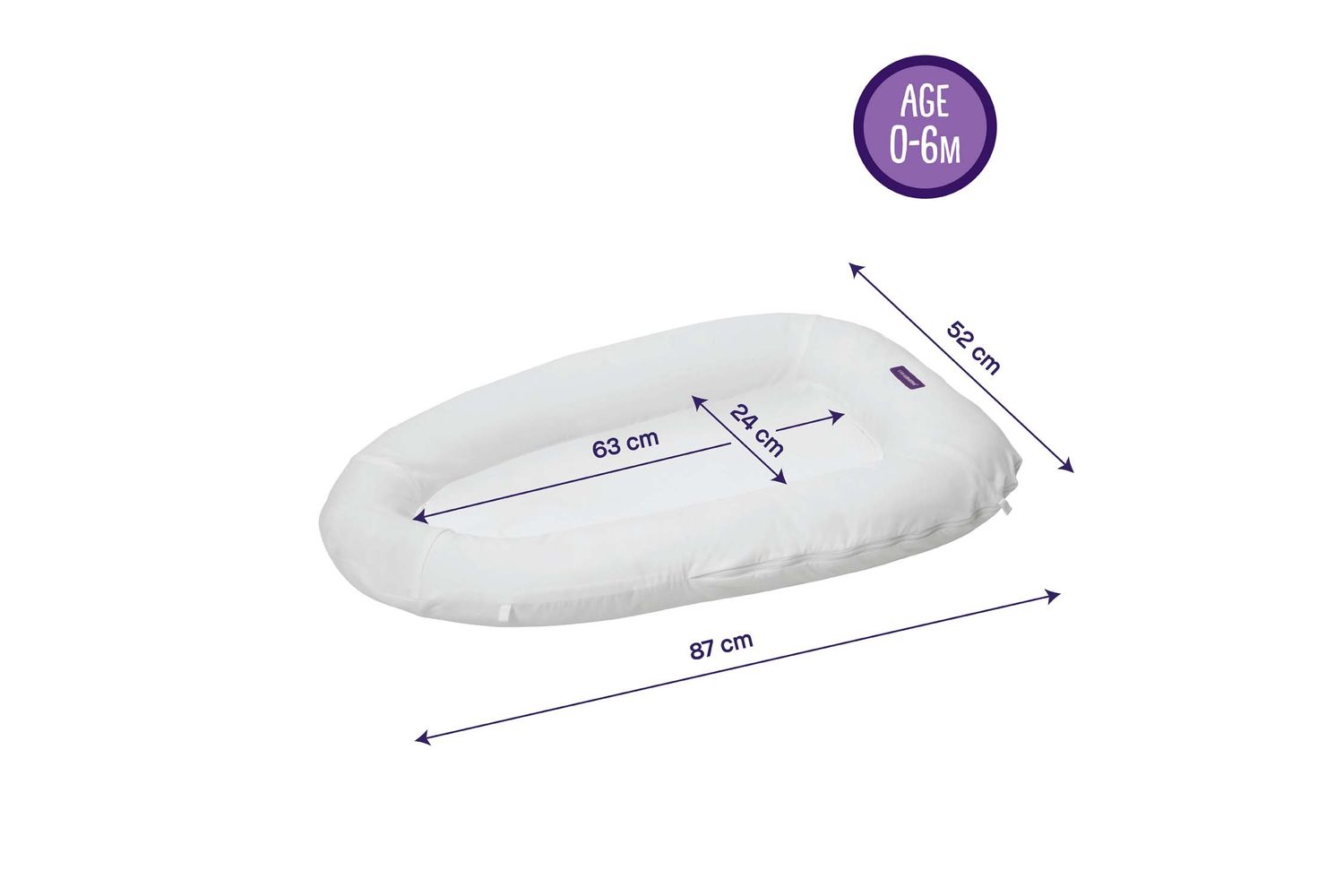 Clevafoam Baby Pod- White0-6m Select-5