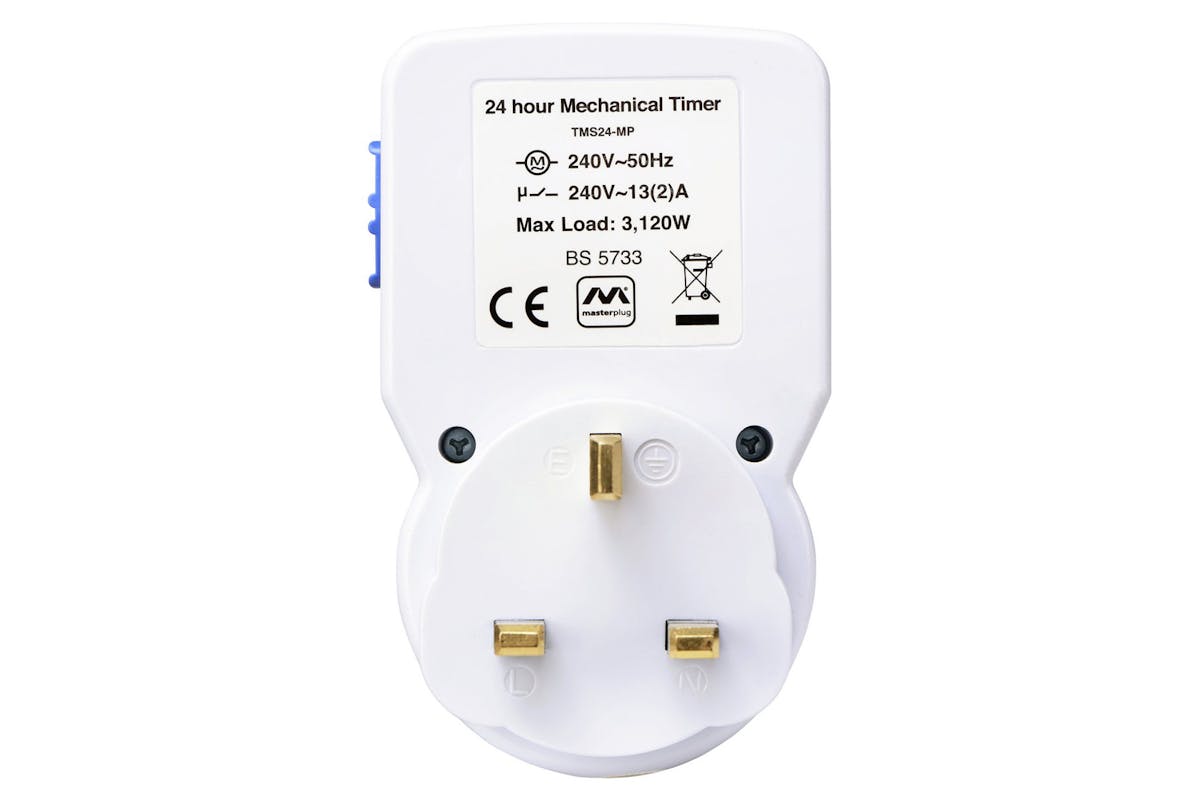 Masterplug 24 Hour Mechanical Segment Timer | 58-TMS24-6