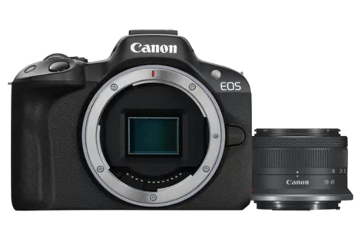 Canon EOS R50 RF-S 18-45mm Lens Mirrorless Camera | Black