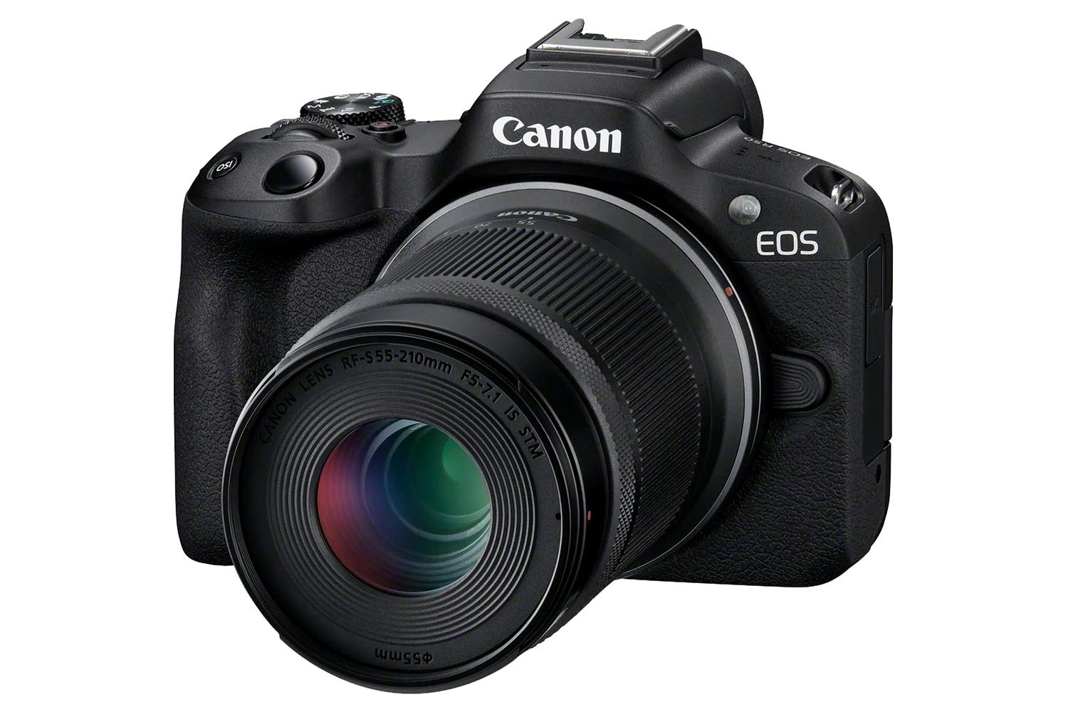 Canon EOS R50 RF-S 18-45mm & RF-S 55-210mm IS STM Lens Mirrorless Camera | Black-3