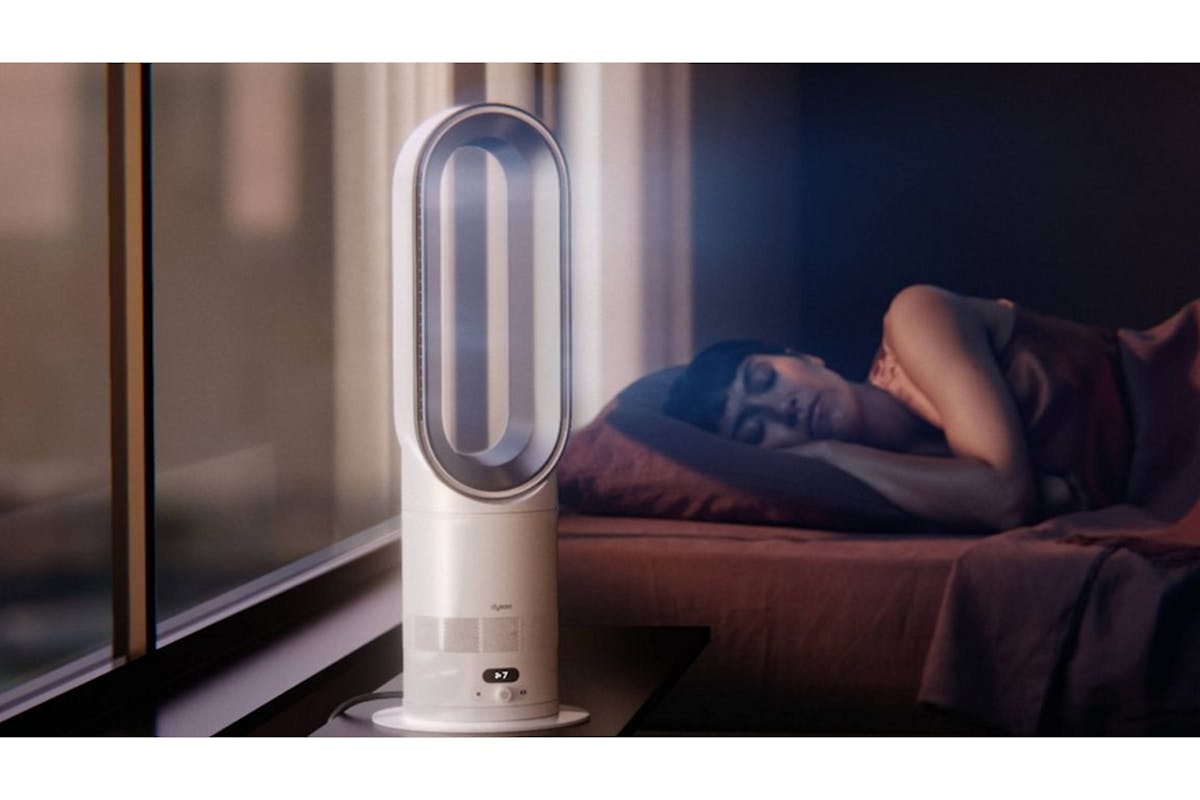 Dyson Hot + Cool HF1 Remote Link Pre-Heat Heater and Cooling Fan | White/Silver-7