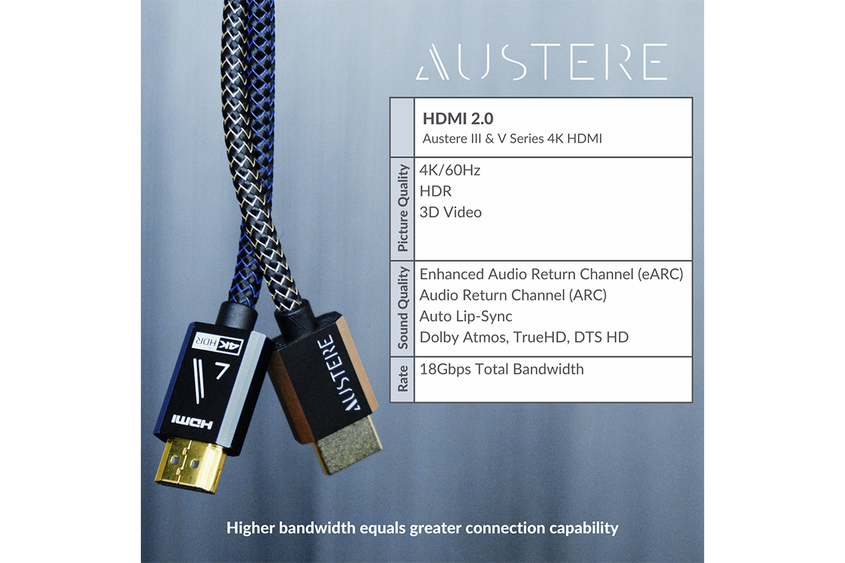 Austere V Series 4K Premium HDMI Cable | 1.5m-10