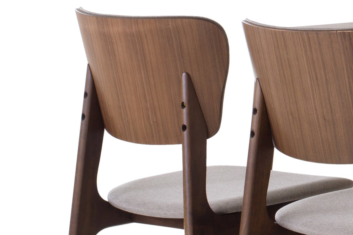 Bramble Dining Set | Table & 6 Chairs | Walnut-5