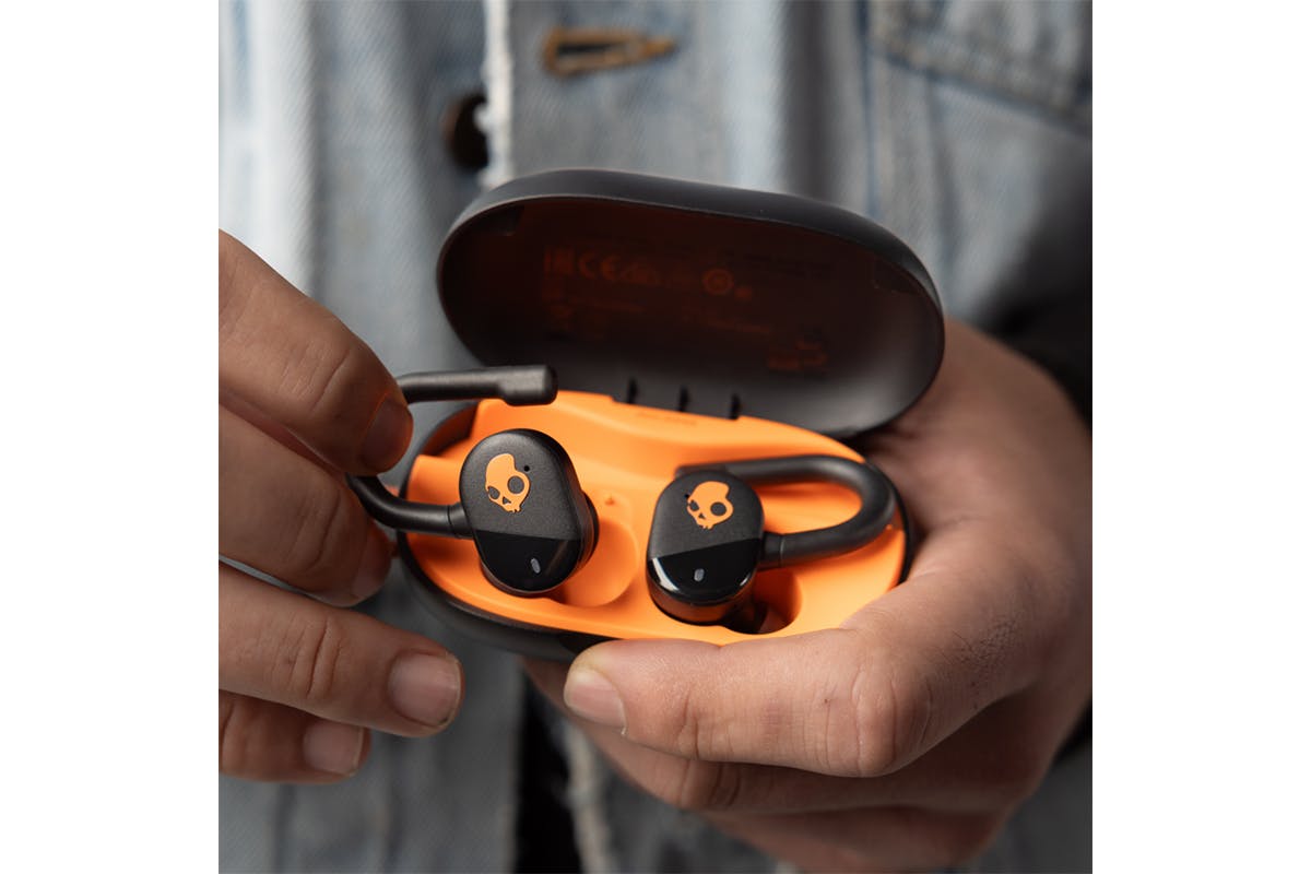 Skullcandy Push Play Active True Wireless Earbuds | Black/orange-5