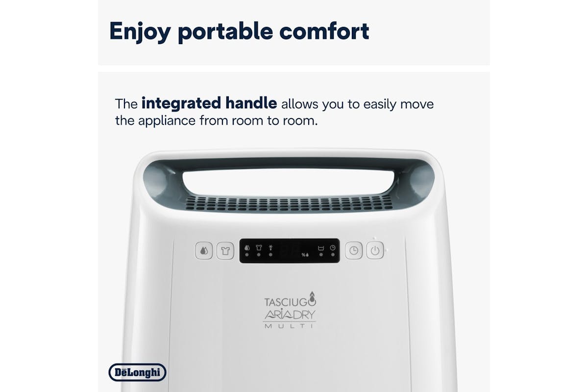 DeLonghi Tasciugo AriaDry 16L Multi Dehumidifier | DEXD216RF | White-5