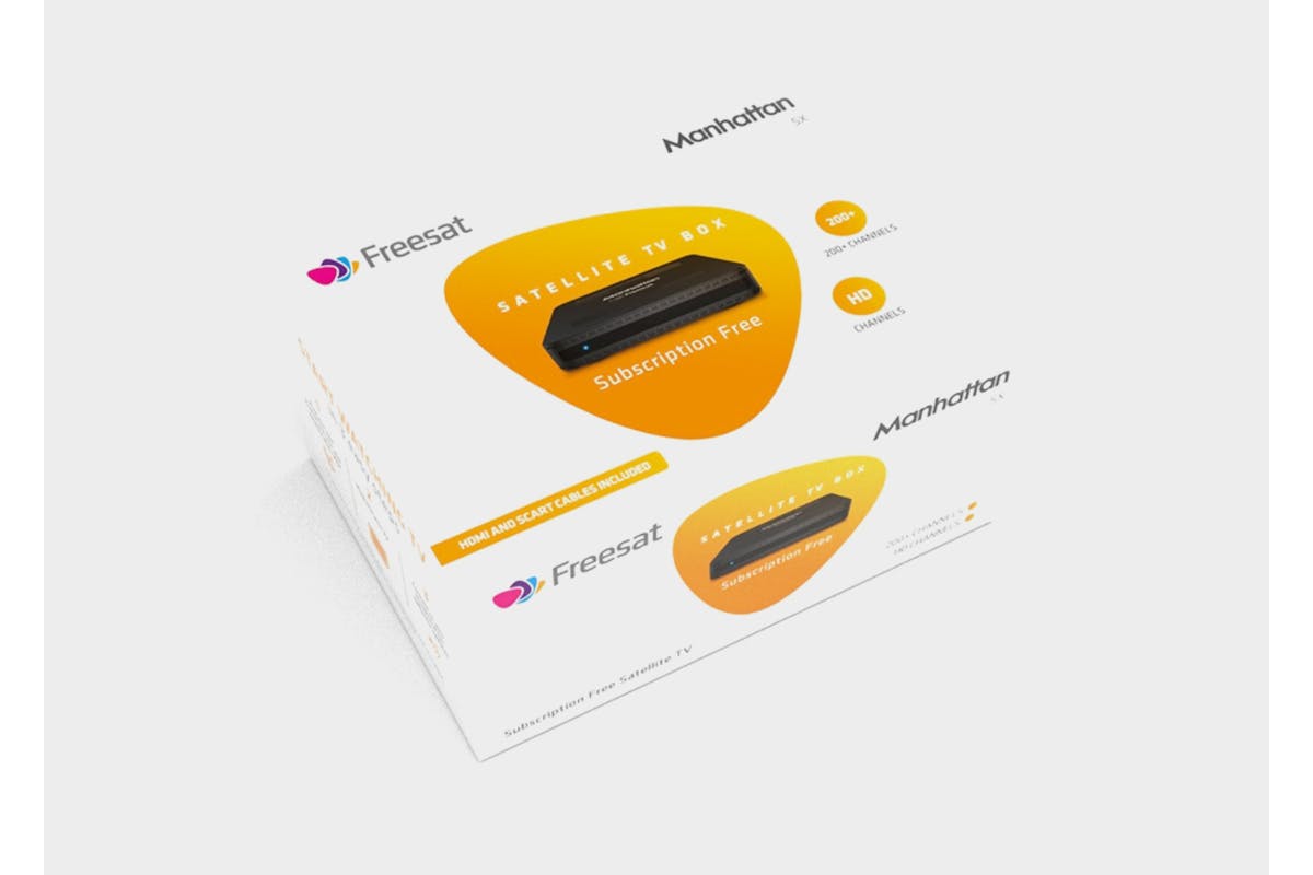 Manhattan SX Freesat HD Box | MNHSX-4