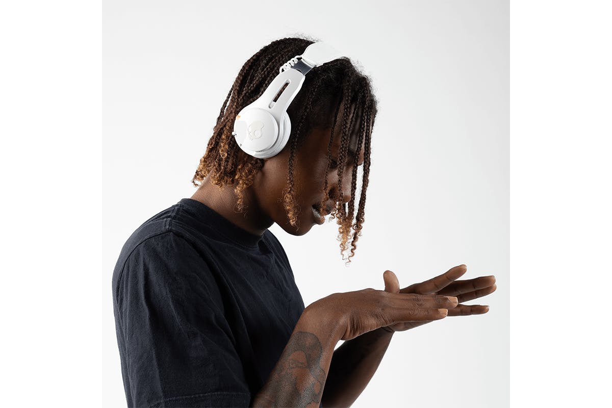 Skullcandy Icon ANC Wireless Headphones with Active Noise Cancelling | Bone-5