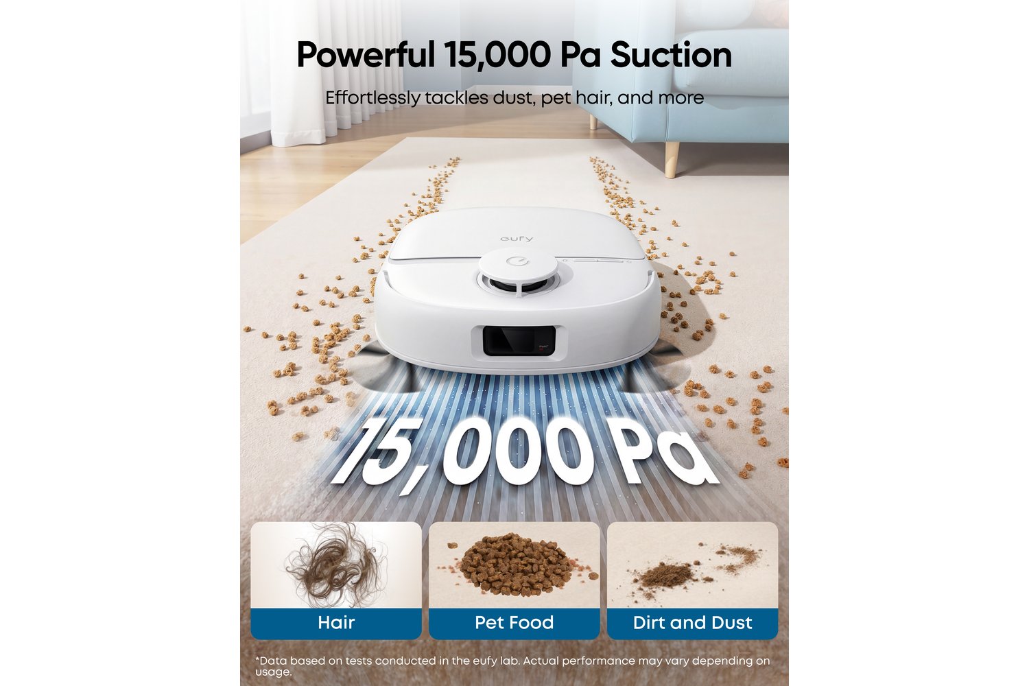 Eufy Robot Vacuum Omni C28 White with Extra Dust Bags | T211AV20-5