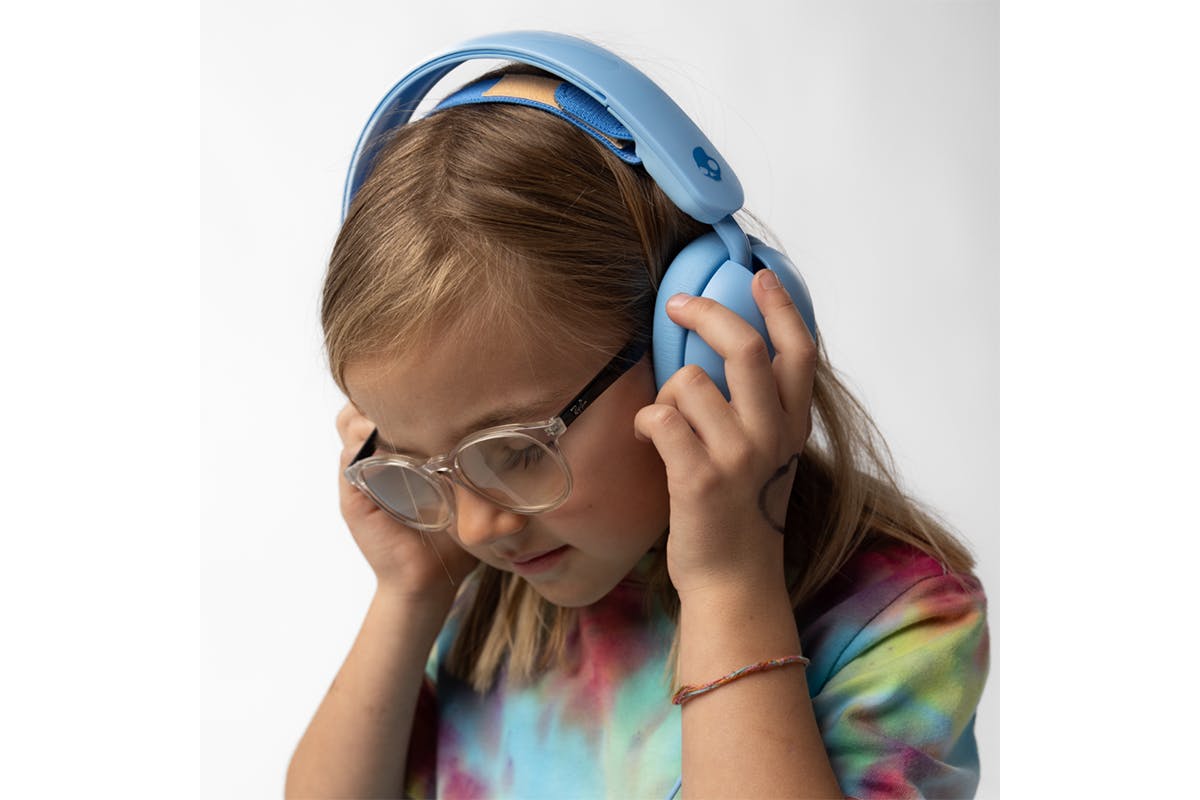 Skullcandy Grom Wired Headphones For Kids | Surf Blue-5