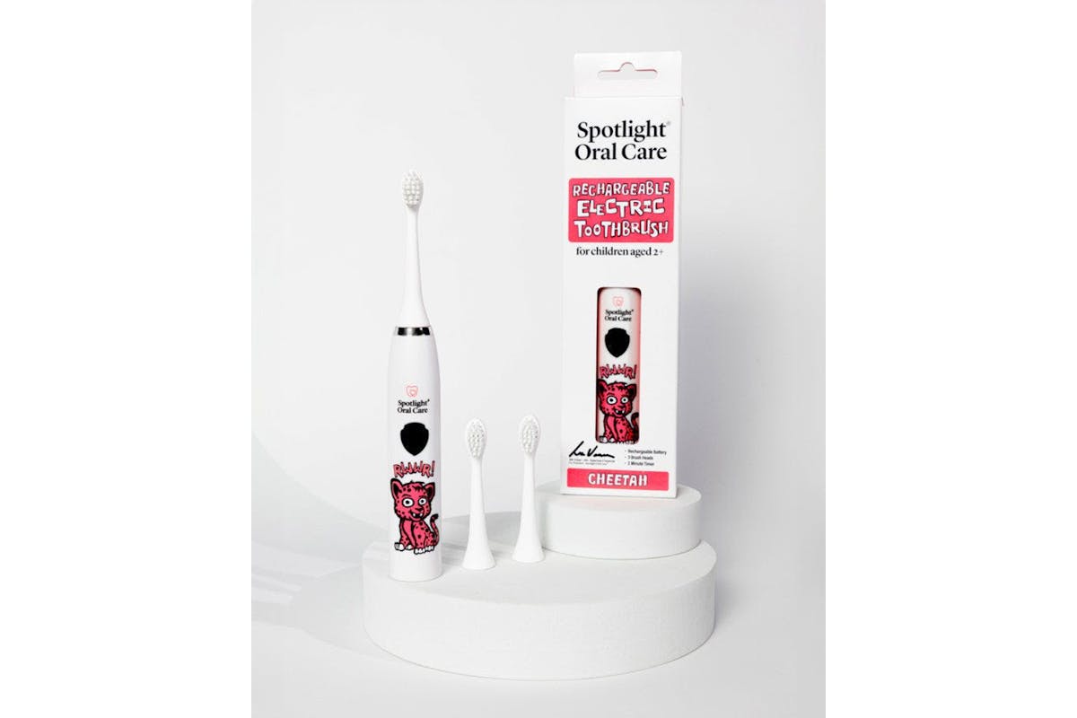 Spotlight Oral Care Kids Cheetah Electric Toothbrush | KIDKET0003-5