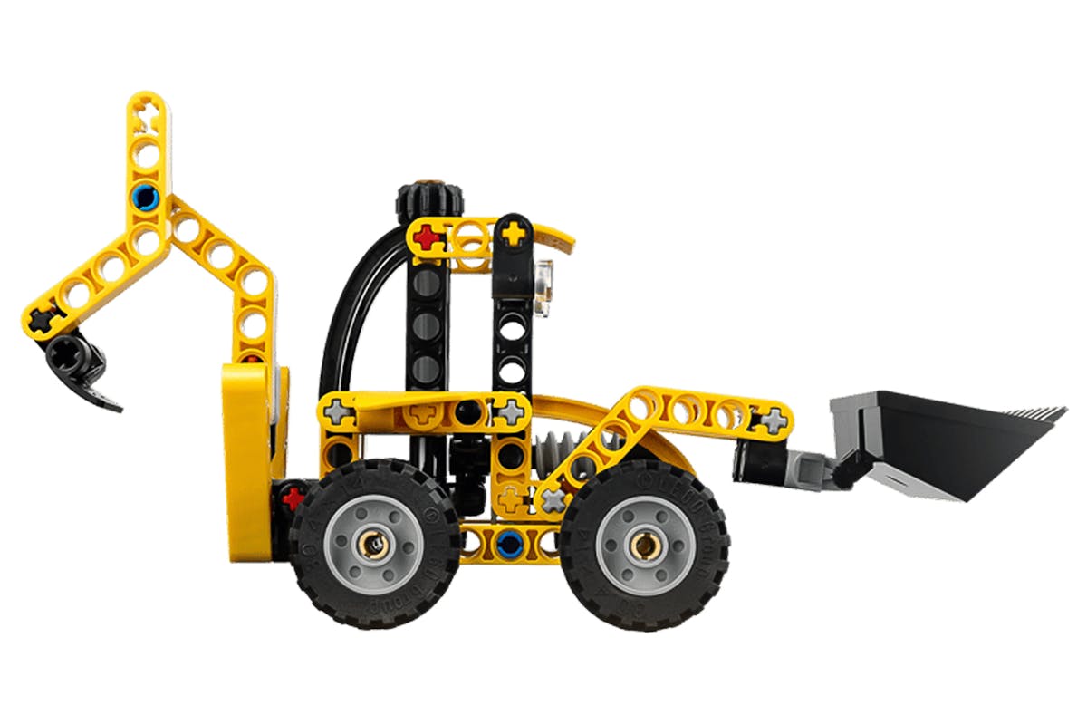Lego Backhoe Loader Building Toys Set-5