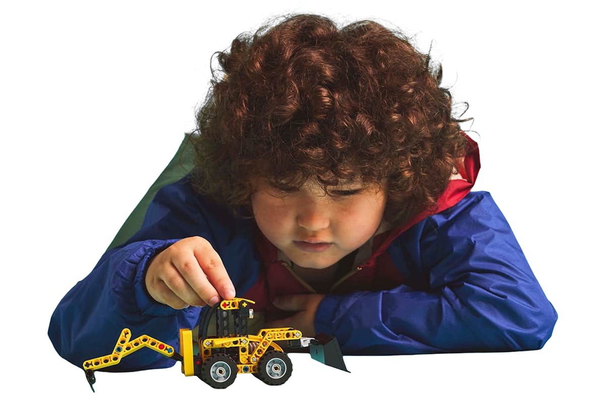 Lego Backhoe Loader Building Toys Set-2