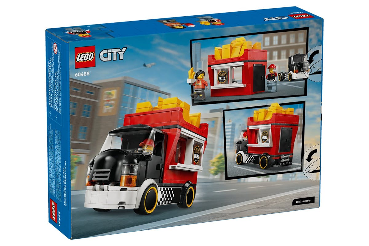 Lego Fries Food Truck Building Toys Set-10