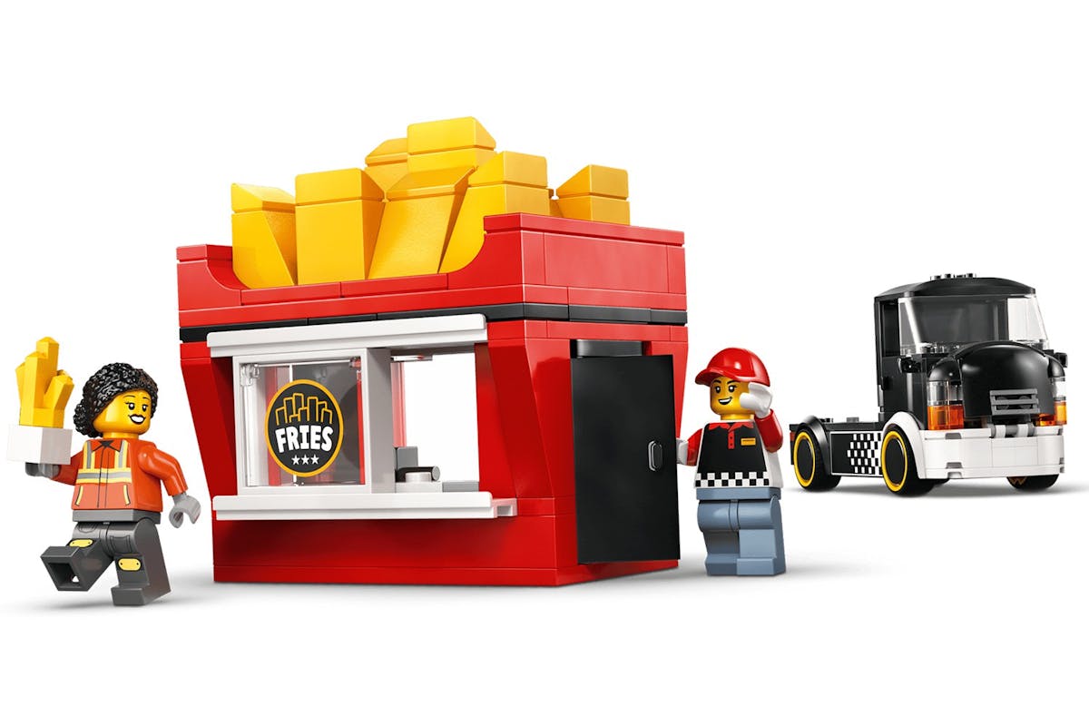 Lego Fries Food Truck Building Toys Set-4