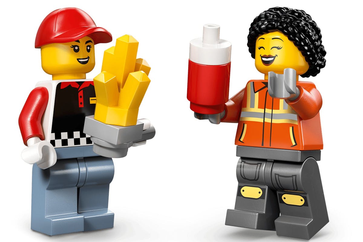 Lego Fries Food Truck Building Toys Set-5