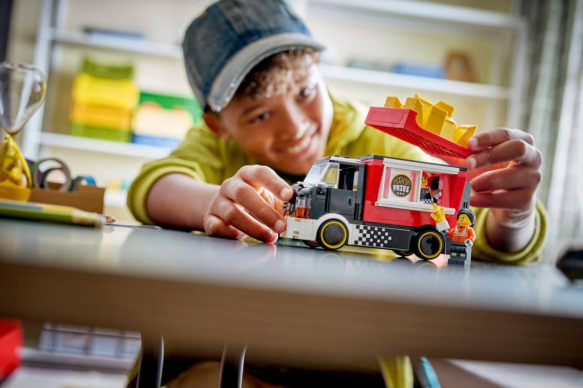 Lego Fries Food Truck Building Toys Set-2
