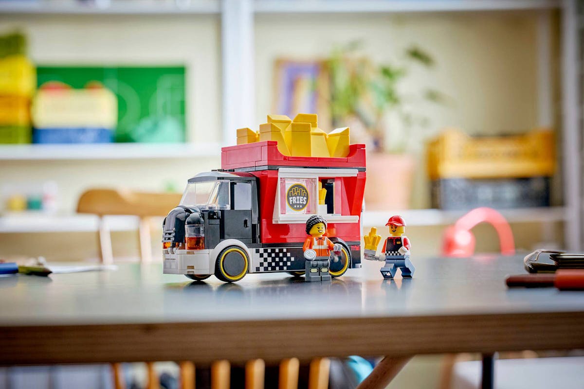 Lego Fries Food Truck Building Toys Set-9