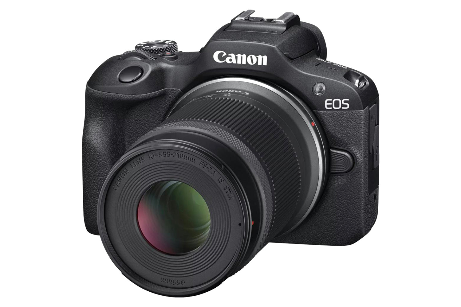 Canon EOS R100 + RF-S 18-45mm IS STM Lens + RF-S 55-210mm IS STM Lens Mirrorless Camera | Black-4
