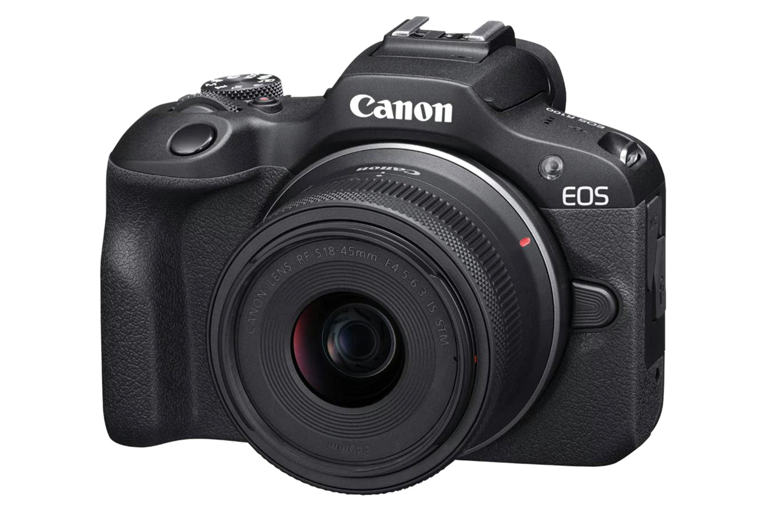 Canon EOS R100 + RF-S 18-45mm IS STM Lens + RF-S 55-210mm IS STM Lens Mirrorless Camera | Black-5
