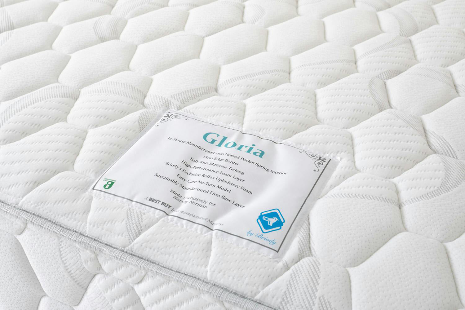 Briody | Gloria Mattress | Super King | 6ft-5