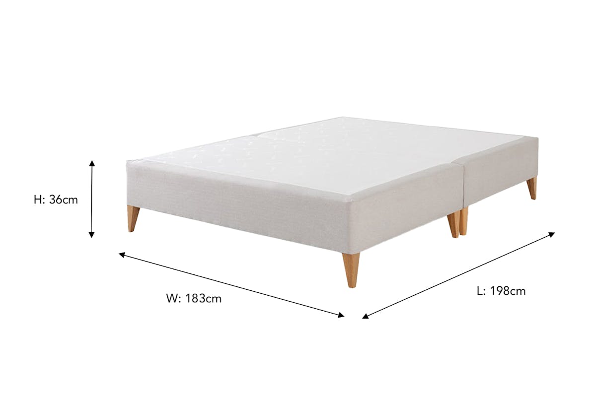 Briody | Ora Base with Natural Leg | Super King | 6ft | Colour Options-2