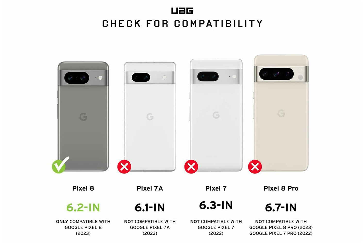 UAG Scout Series Google Pixel 8 Case | Black-5