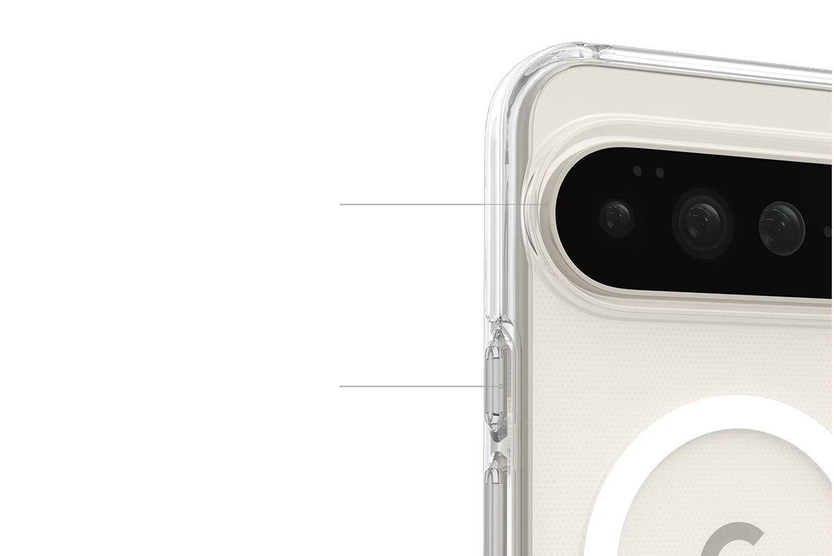 UAG Scout Clear Pixel 11 Pro XL Case | Ice/White-6
