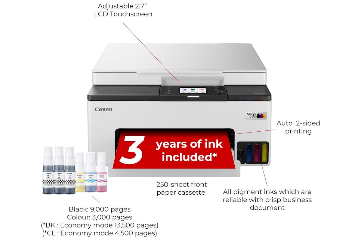 Canonmaxify Gx1050 3-in-1 Megatank Printer-3