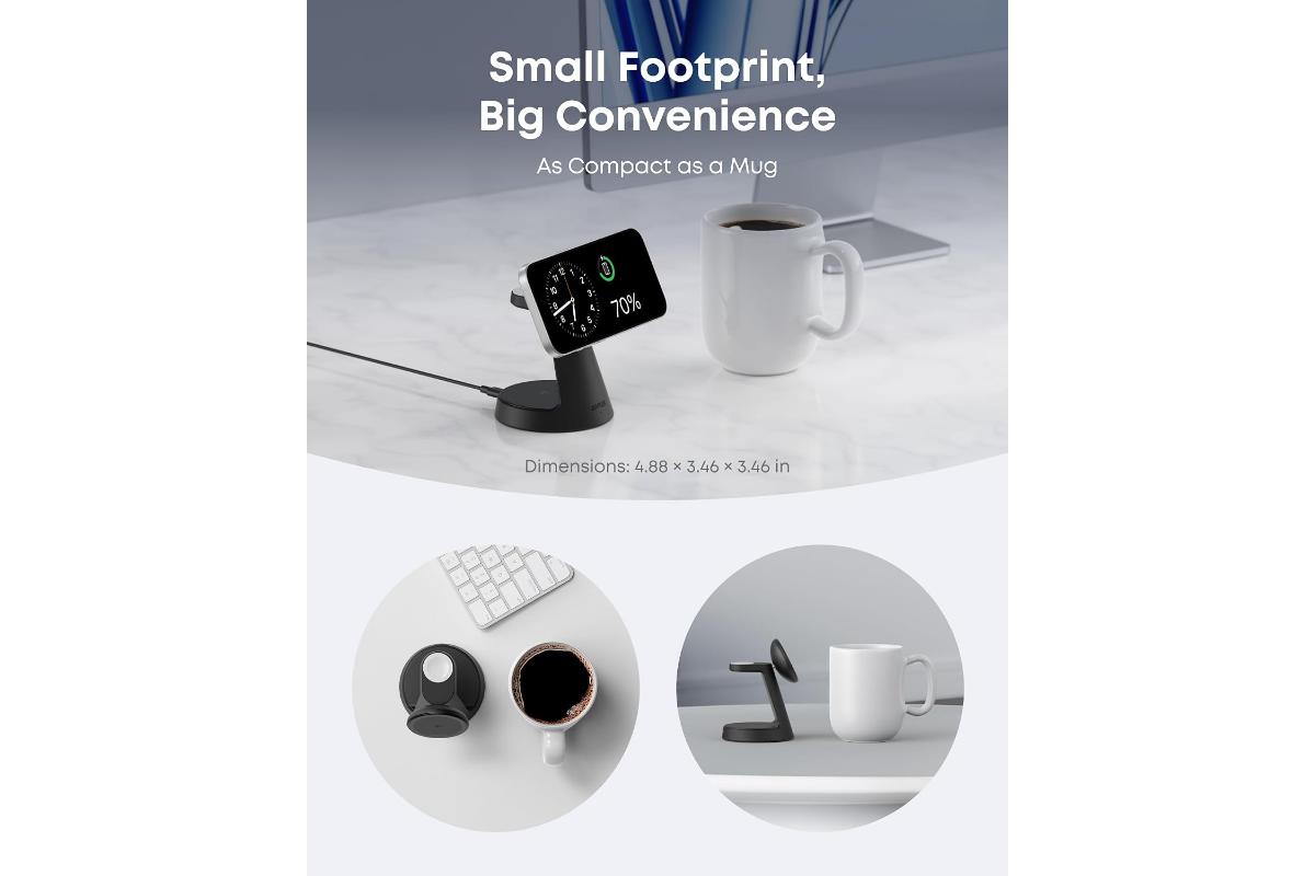 Anker Maggo 15W 3-in-1 Wireless Charging Station | Black-4