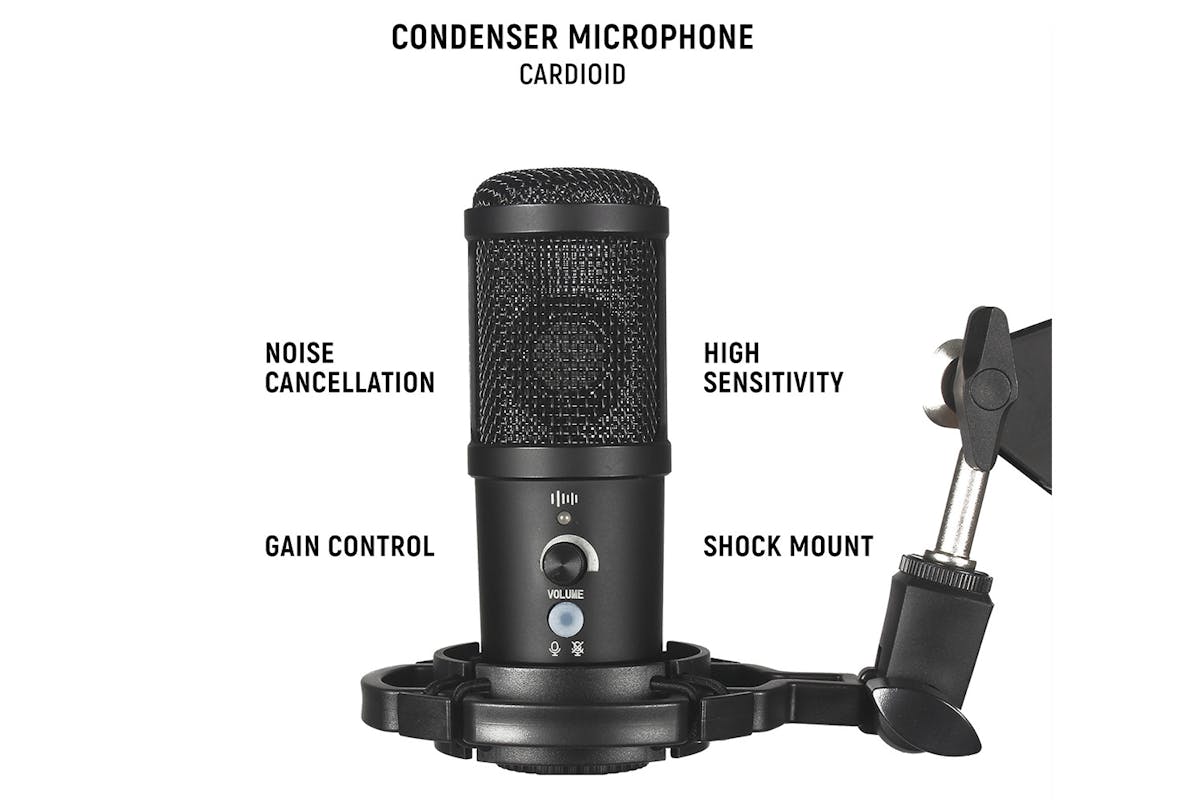 Easypix MyStudio Microphone and Headphone Podcast Kit-7