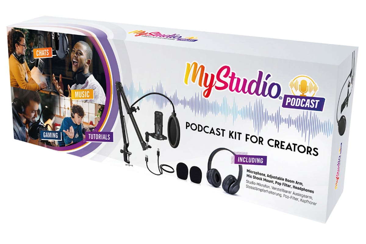 Easypix MyStudio Microphone and Headphone Podcast Kit-9