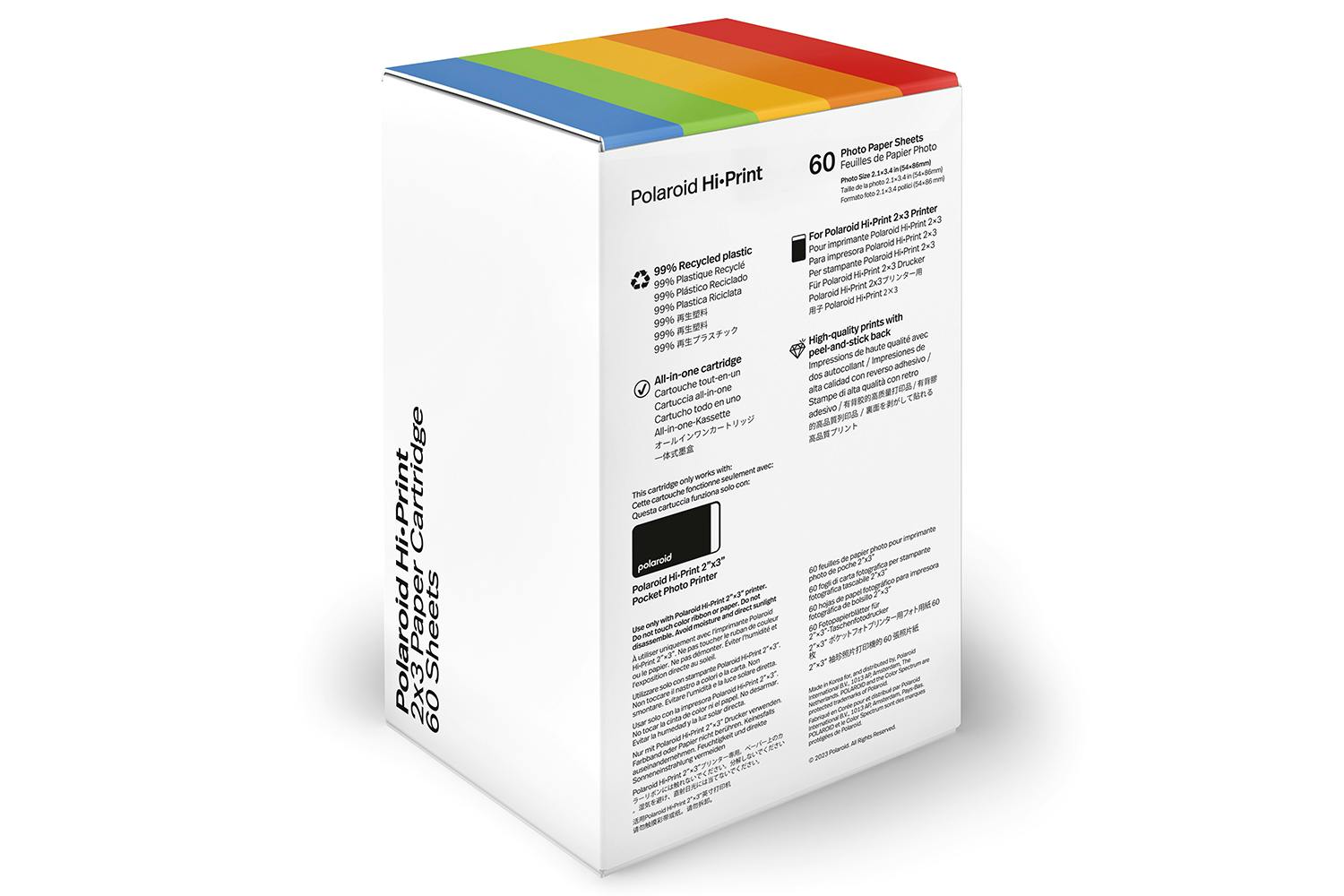 Polaroid Hi·Print 2x3 Paper Cartridge Gen 2 | 60 Sheets-2