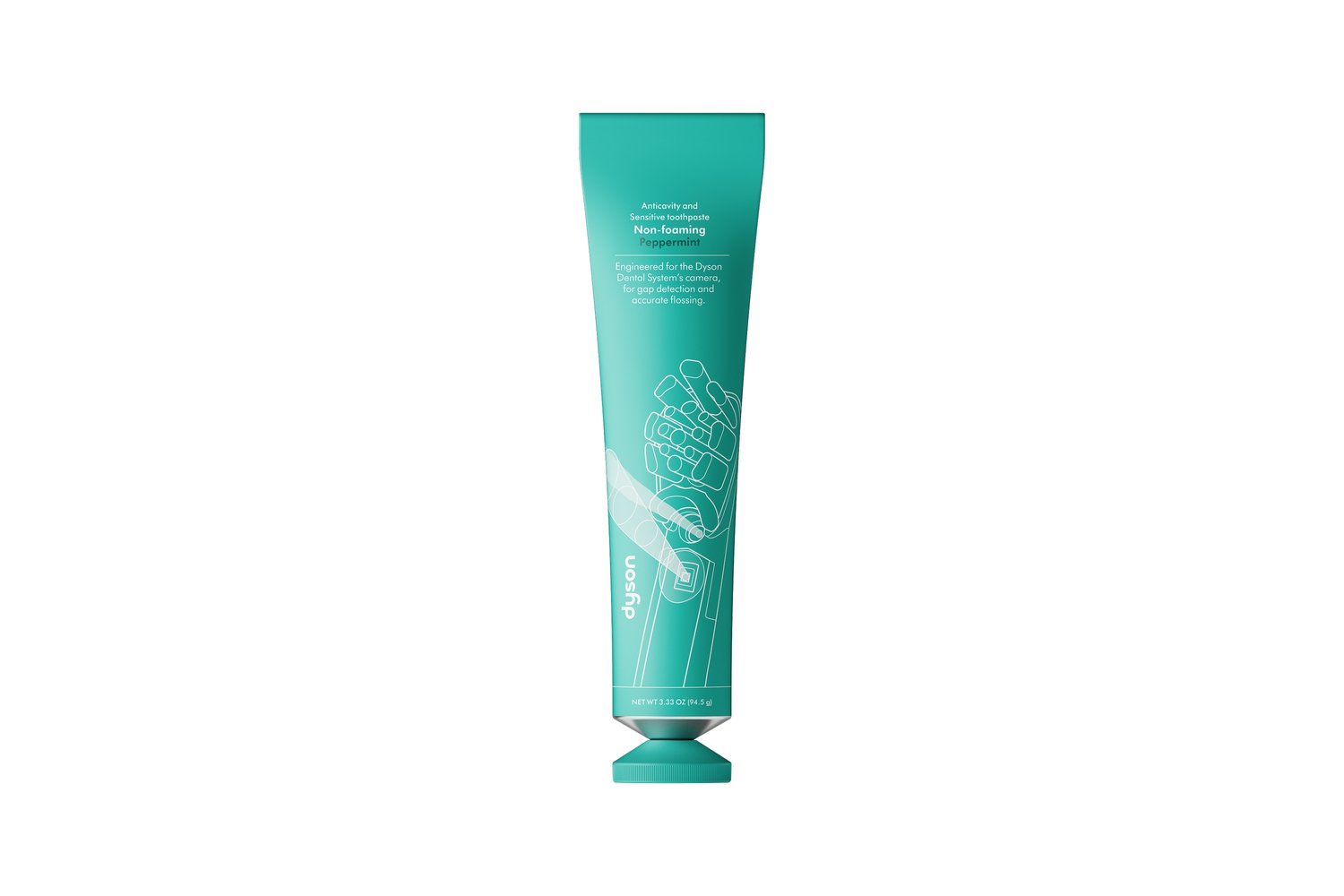 Dyson Non-Foaming Sensitive Toothpaste 75ml | 638288-01 | Peppermint
